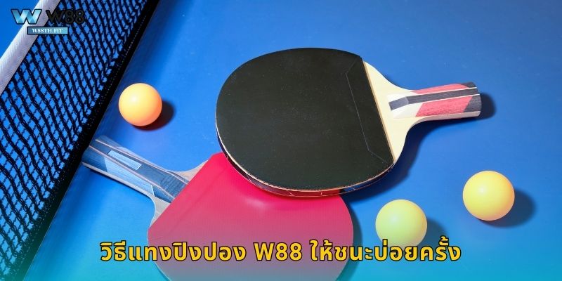 ปิงปอง W88 เทเบิลเทนนิสเดิมพันได้ทุกแมตช์ 2 วิธีแทงปิงปอง W88 ให้ชนะบ่อยครั้ง
